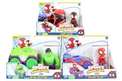 Spider-Man-Fahrzeug und Spielfigur Set