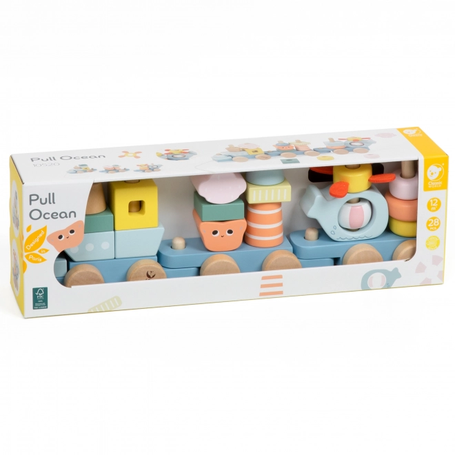 Montessori Ocean Holzspielzeug Zug