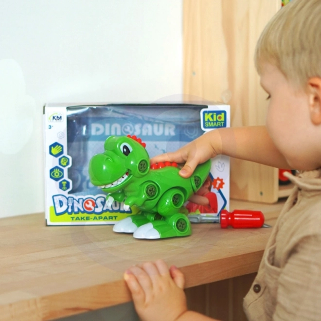 Dinosaurier-Bausatz mit Schraubenzieher