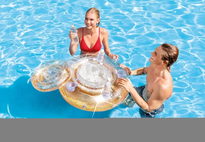 Glitzerndes Pool-Getränkekühlgerät