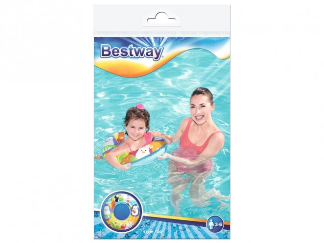 Bestway Aufblasbarer Schwimmring DELFIN