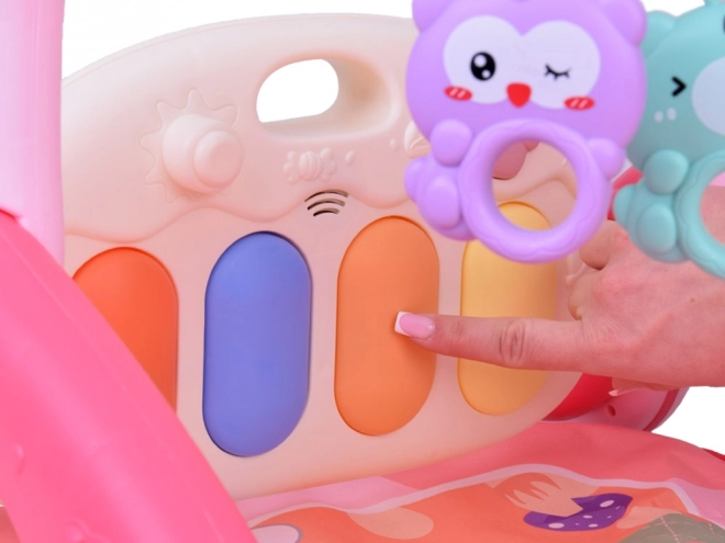 Bildungsmatte Lauflernhilfe und Spielzeug für Babys 3 in 1