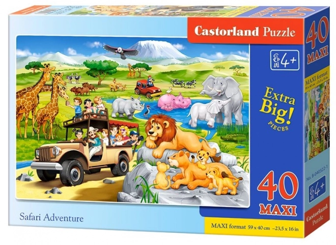 Castorland Bodenpuzzle Safari Abenteuer Maxi