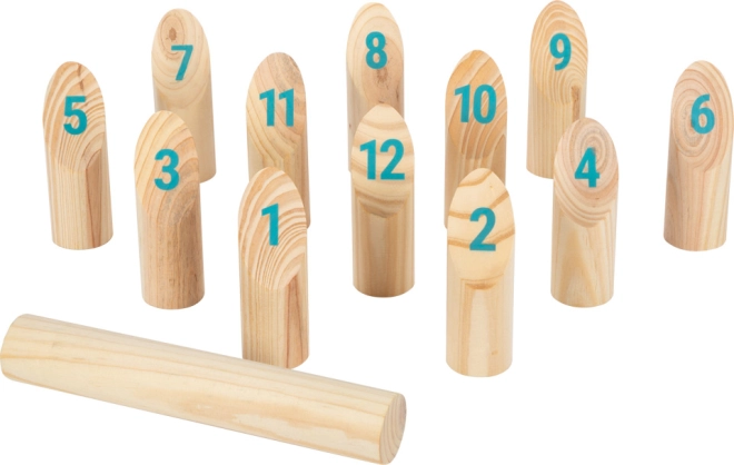 Small Foot Wikingerspiel Kubb mit Zahlen