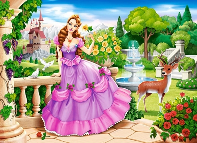 Prinzessin im königlichen Garten Puzzle 100 Teile