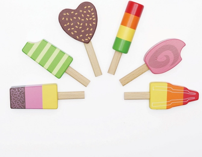 Bunte Eis am Stiel für kreatives Spiel