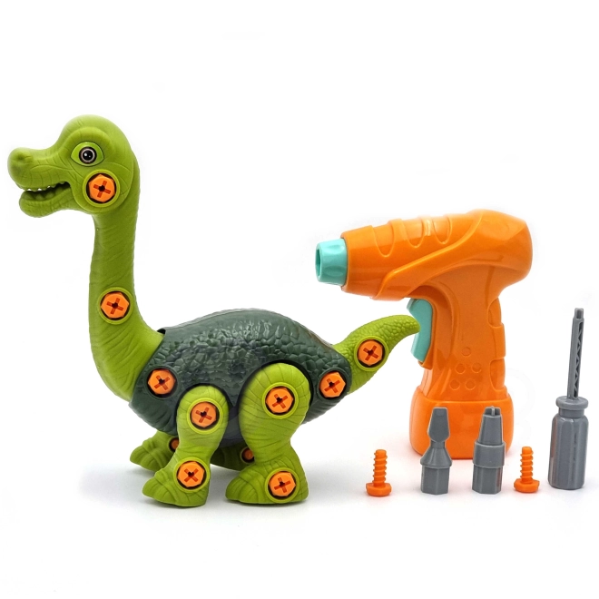 Zusammenbaubarer Dinosaurier WOOPIE mit Bohrer