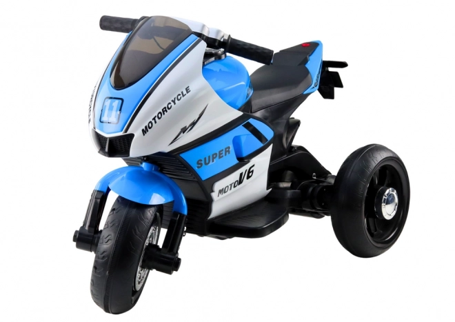 Blauer Kindermotorrad