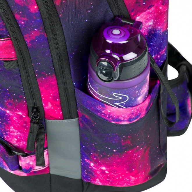 Schulset Baagl Galaxy: Rucksack, Federmäppchen, Beutel