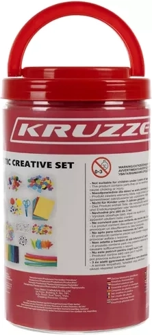 Alles an einem Ort im stabilen Eimer