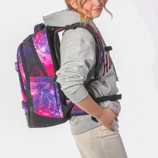 Schulset Baagl Galaxy: Rucksack, Federmäppchen, Beutel