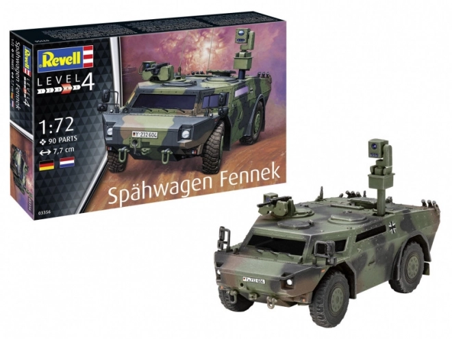 Plastikmodell Spähwagen Fennek 1/72