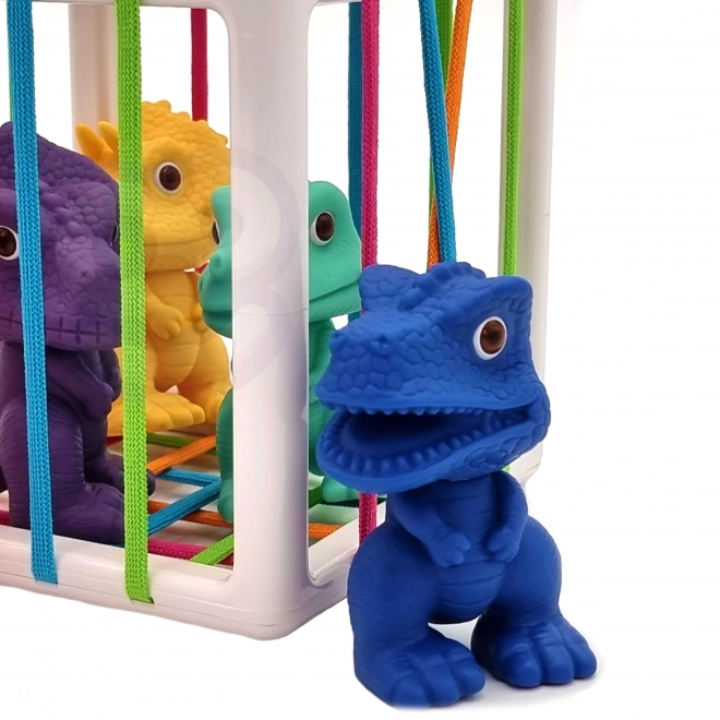 Elastischer Sensorik-Würfel mit Dinosauriern für Kinder