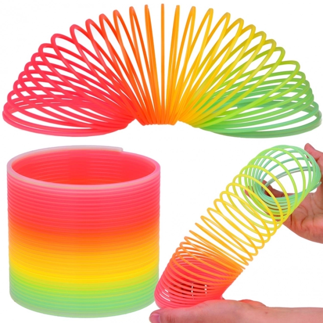 Antistress-Spielzeug Regenbogen Springfeder für Kinder