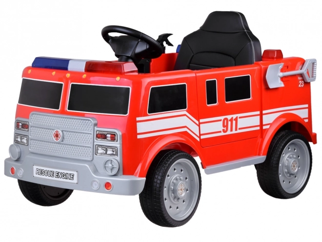 Rotes Kinder-Feuerwehrauto mit Fernbedienung