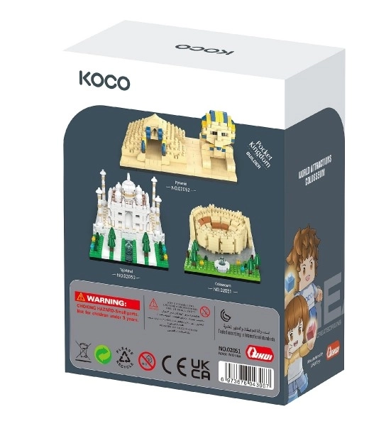 Konstruktionsspielzeug KOCO Kolosseum Mini Kunststoff