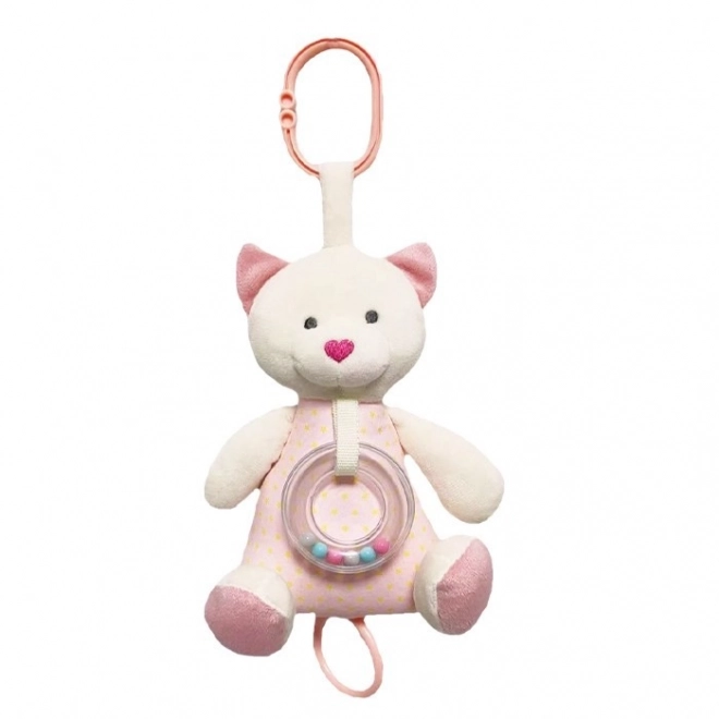 Spieluhr Bär 18 cm rosa