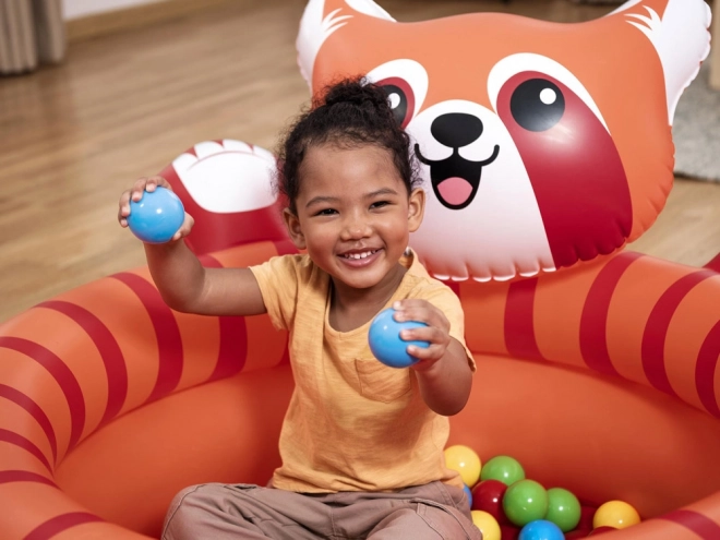 Bestway Roter Panda Bällepool mit Bällen