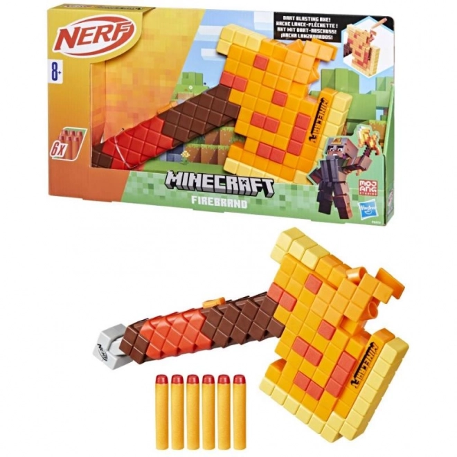 NERF Minecraft Feuerbrand-Axt