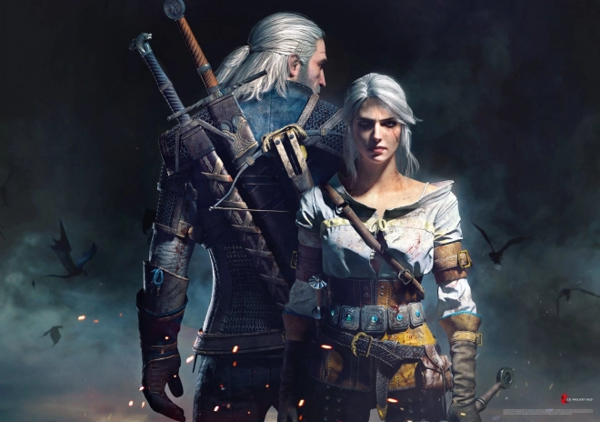Puzzle The Witcher - Geralt & Ciri 1000 Teile