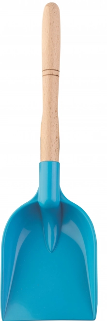 Androni robuste Schaufel mit Holzstiel - Blau, 34 cm