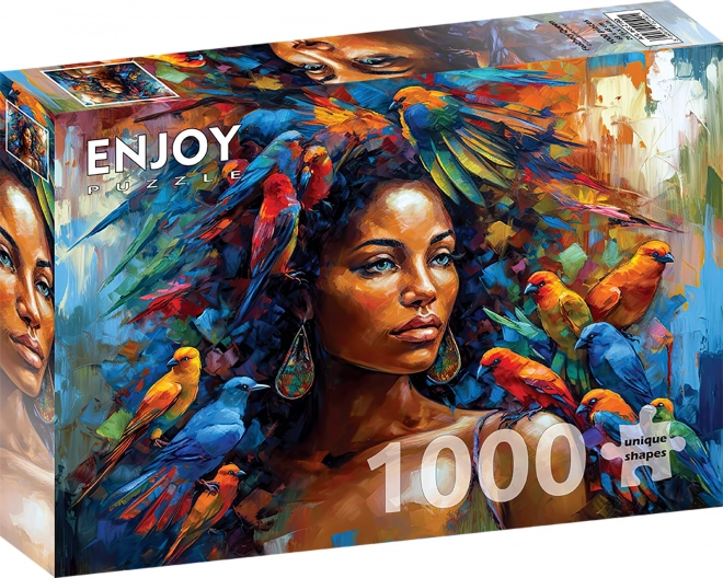 Enjoy Puzzle Federkönigin 1000 Teile