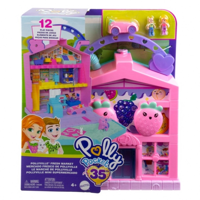 Polly Pocket Pollyville Frischmarkt Spielset