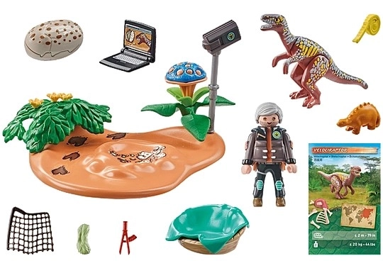 Playmobil Stegosaurus Nest und Eierdiebstahl