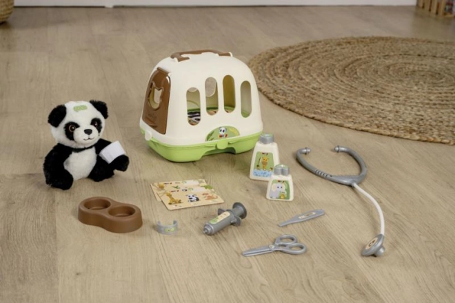 2-in-1 Koffer: Transportbox und rollbarer Tierarztkoffer