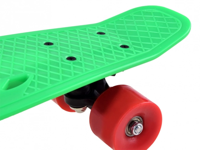 Leichte Kinder-Skateboard-Fishboard mit Durchbrüchen – Grün