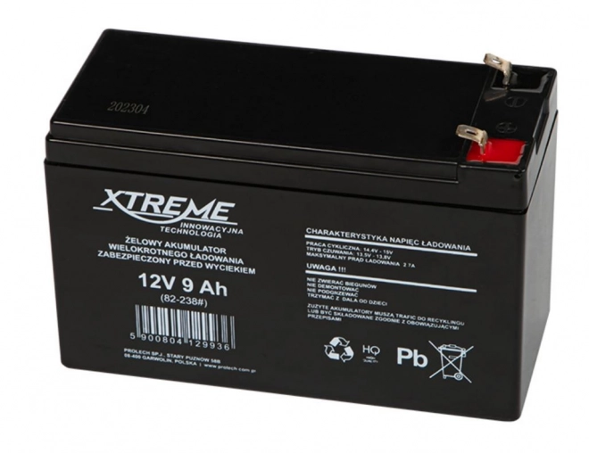 Versiegelte Gel-Batterie 12V 9Ah von Xtreme