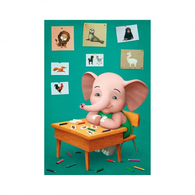 Dino Puzzle Triangel Elefant Mio