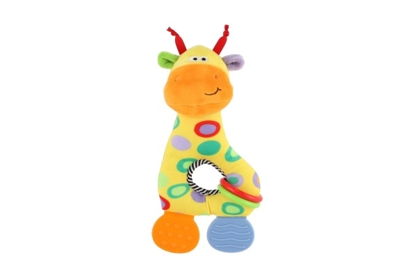 Plüsch-Giraffe mit Beißring