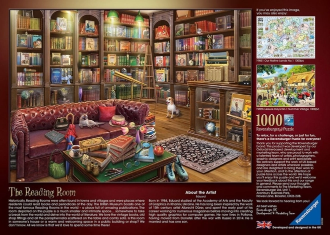 Ravensburger Puzzle Bibliothek 1000 Teile