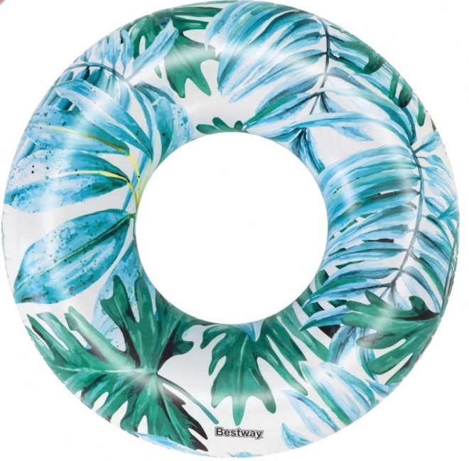 Bestway aufblasbarer Schwimmring Tropical Palms