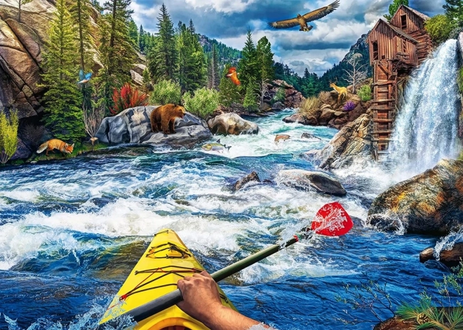 Ravensburger Puzzle Wildwasser-Kajakfahren 1000 Teile