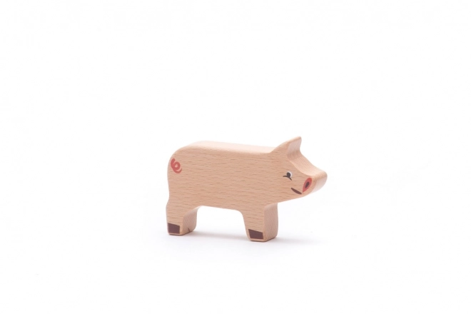 Bajo Bauernhof Schwein Holzfigur