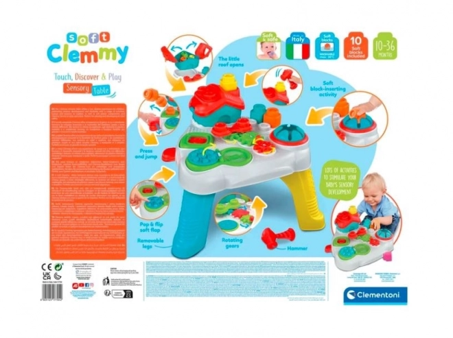 Clementoni Soft Clemmy Sensorischer Spieltisch