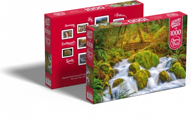 Cherry Pazzi Puzzle Waldwasserfall 1000 Teile