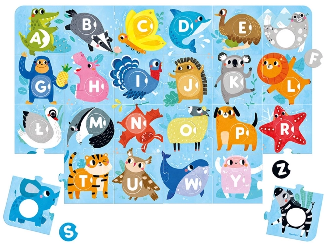 CzuCzu Großes Puzzle mit Loch Alphabet