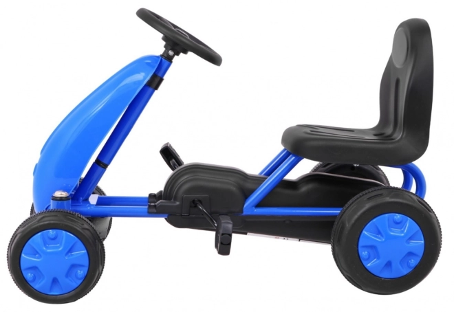 Erster Pedal-Gokart Für Kinder mit Kettenantrieb in Weiß – blau