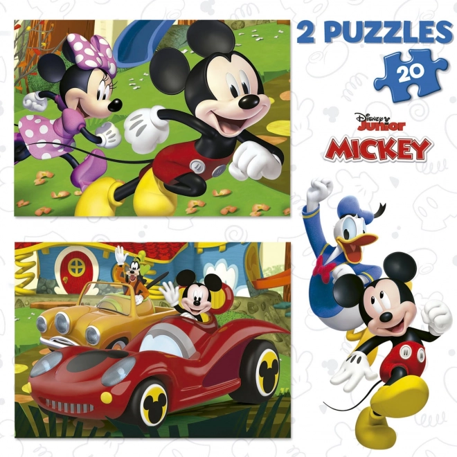 EDUCA Puzzle Mickey Mouse: Freizeitpark