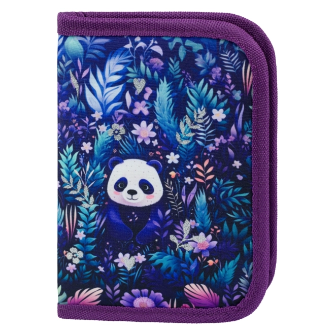 Baagl 3-Set Ergo Jungle Panda: Schultasche, Federmäppchen, Beutel