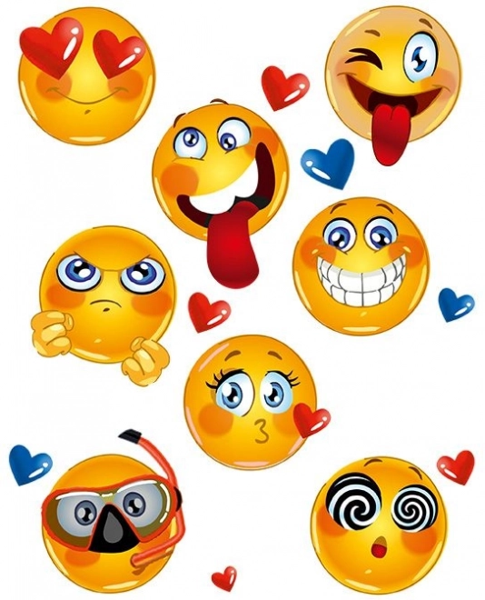 Emoji Bügelbilder Großer Bogen