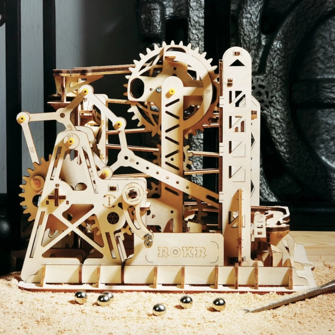 Robotime Rokr 3D Holzpuzzle Kugelbahn: Explorer