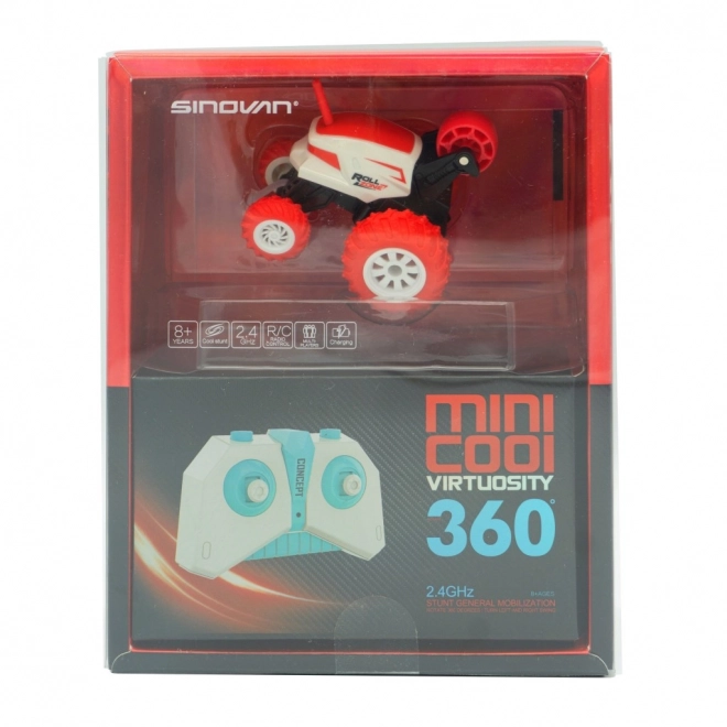 Mini RC Stuntauto Rot