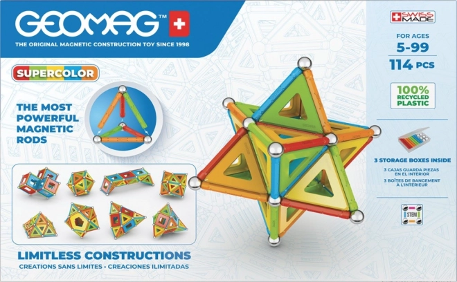 Geomag Supercolor Baukasten für Kinder