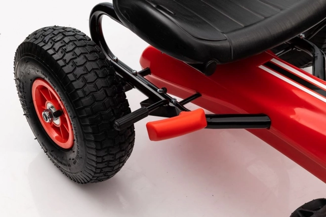 Roter Tretgokart für Kinder