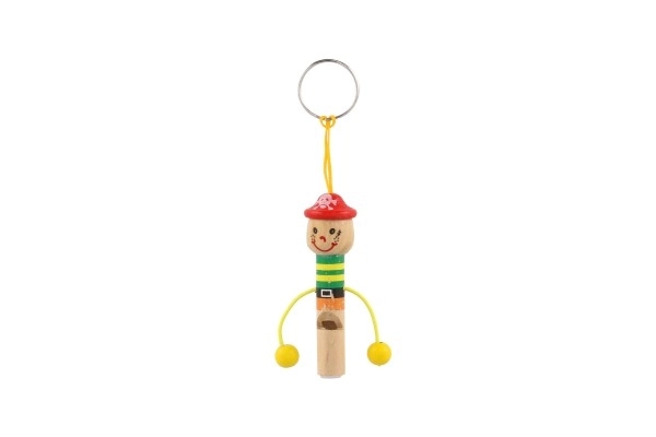 Holzpuppe Pfeife mit Schlaufe