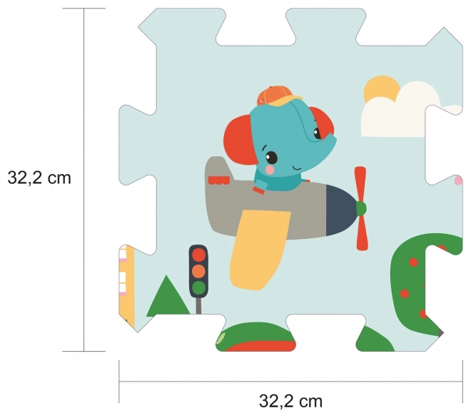 Puzzlematte mit Tieren von Fisher Price